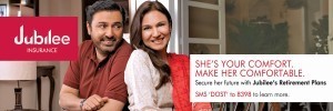 She's is your comfort. Make her comfortable - Print Ad | Jubilee Life Insurance
