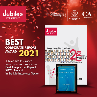 JUBILEE LIFE WINS Best Corporate Report 2021 Award
